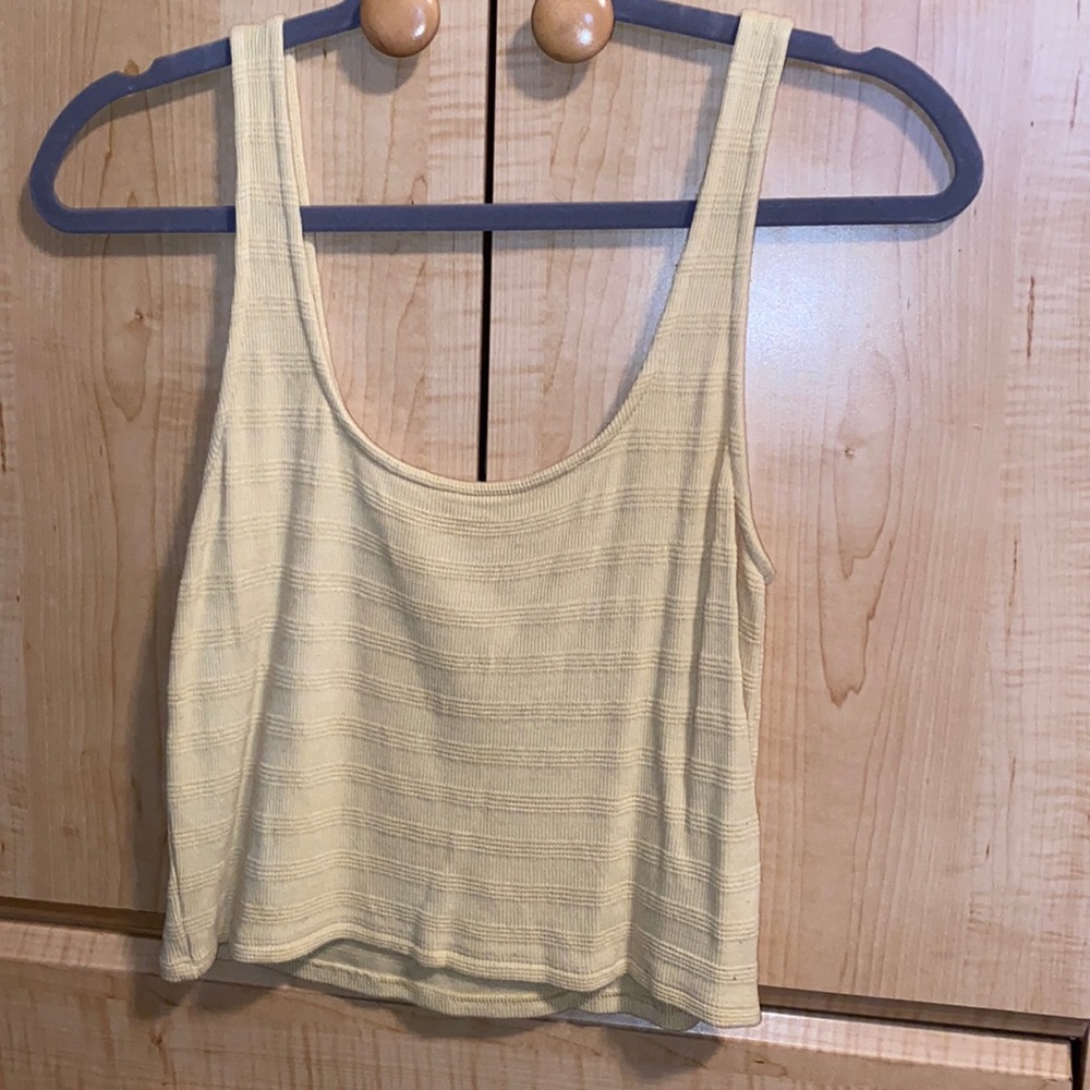 Pale Yellow American Eagle tank top